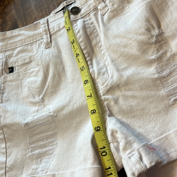 KANCAN High-Rise White Denim Shorts Size 27 - Picture 6 of 7